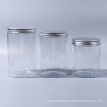 100ml/180ml/300ml/400ml Pet Jar Plastic Wide Mouth Jar for Candy for Food for Ice Cream for Cosmetic Reach Food Grade with Aluminum Caps